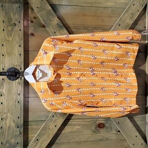 REAL DEAL VINTAGE  TOP LONG SLEEVE  BUTTON DOWN NEW WITH TAG